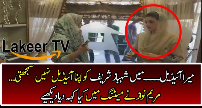 Arif Hameed Bhatti Telling Maryam Nawaz Statement in meeting