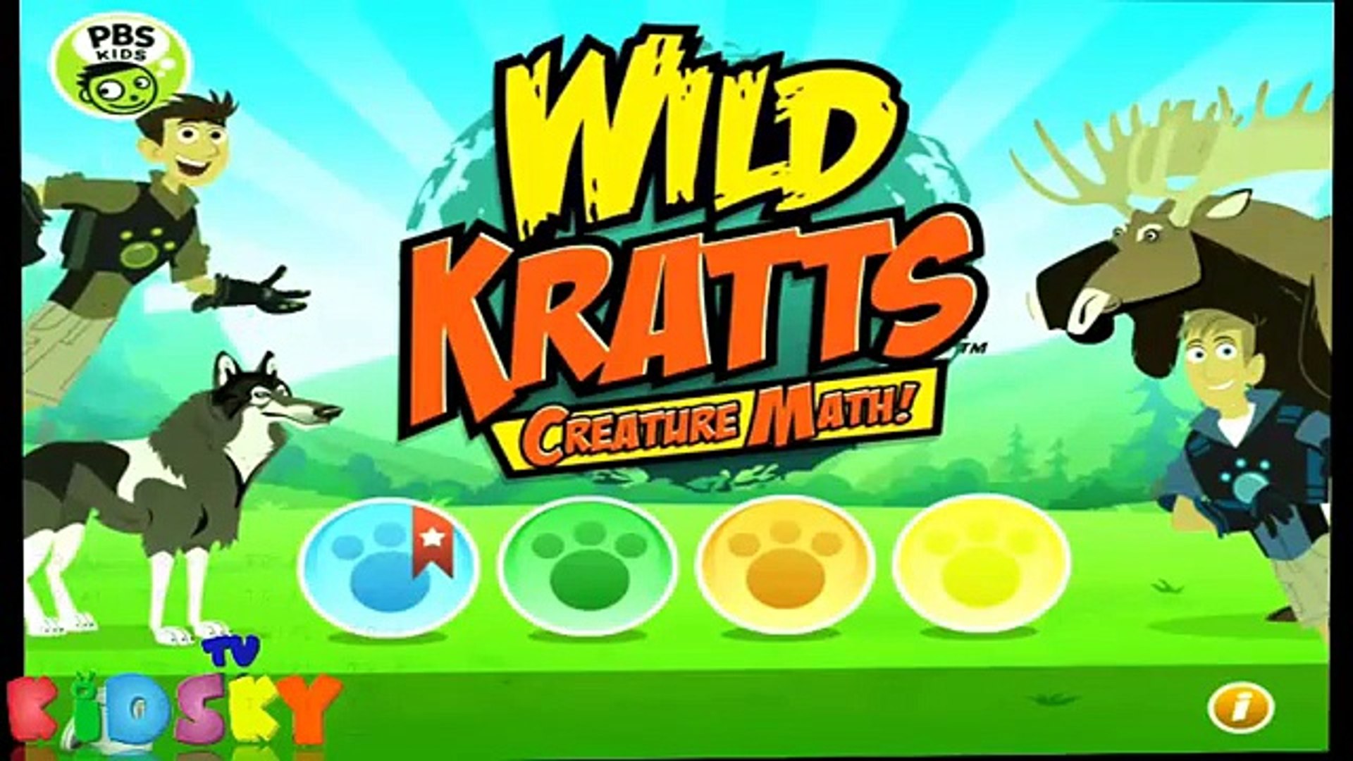 ⁣★Wild Kratts Creature Math Apps (Pbs Kids Games) Gameplay videos 2016