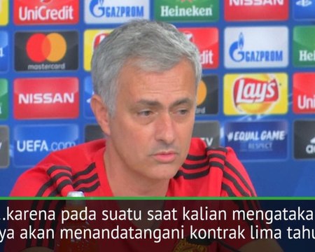 SEPAKBOLA: UEFA Champions League: Mourinho Menolak Komitmen Panjang Bersama MU