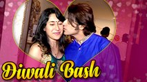 Karanvir Bohra KISSES Wife Teejay In PUBLIC At A Diwali Bash | Diwali 2017