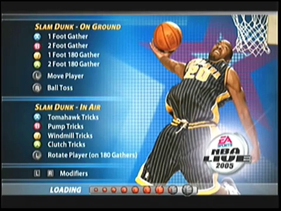 NBA Live 2005 Slam Dunk Contest Gameplay