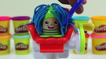 Play Doh Crazy Cuts Playset Design and Fashion Colorful Play Dough Hair Styles!