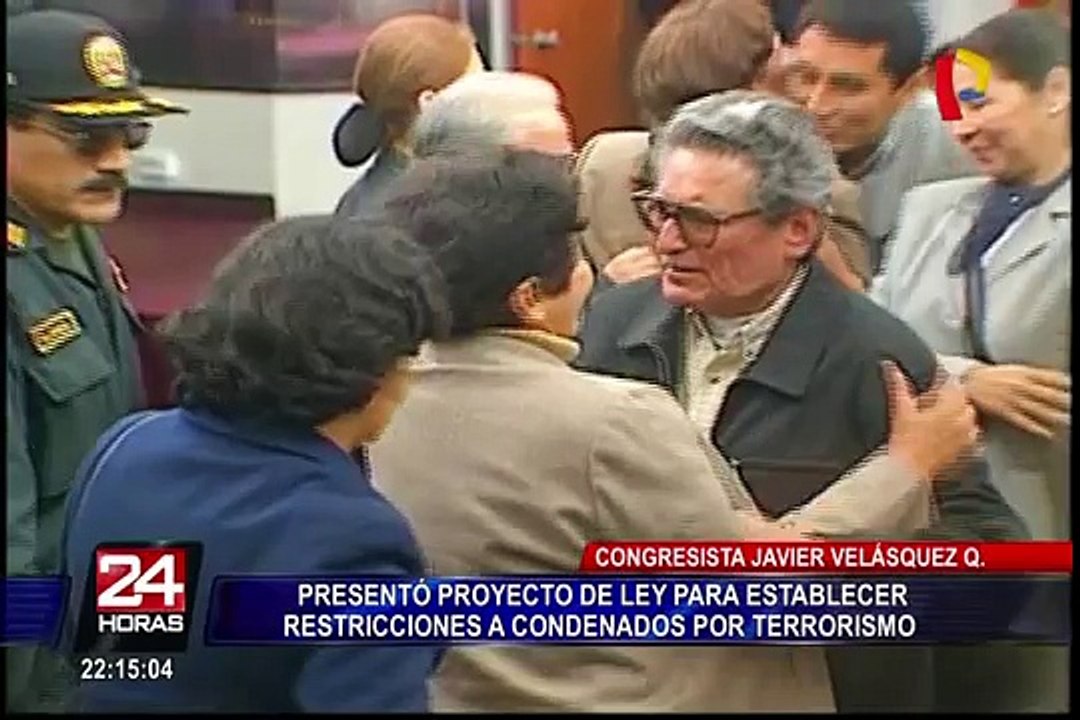 Presentan proyecto de ley para establecer restricciones a condenados por terrorismo