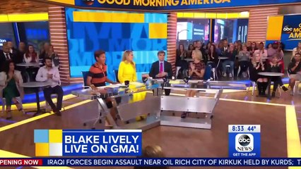Blake Lively - Talks About Harvey Weinstein - GMA