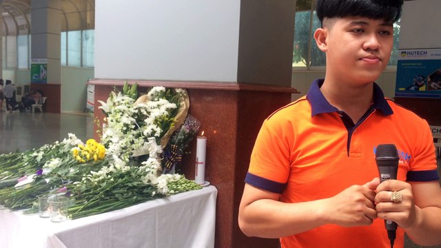 Sinh viên ĐH Hutech chia sẻ cảm xúc về nam sinh bị bê tông rơi trúng đầu