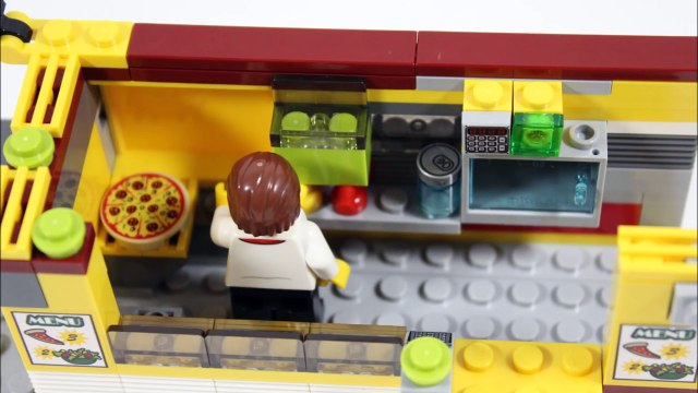 LEGO CITY PIZZA VAN 60150 ALTERNATIVE BUILD PIZZA KIOSK