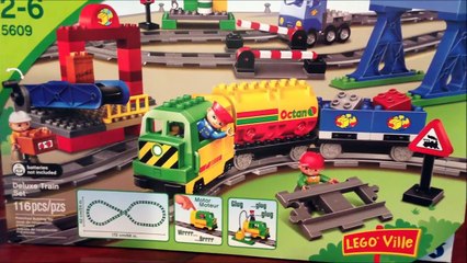 LEGO DUPLO 5609 Deluxe Train Set Review and Play and Compare - Building Toy  – Видео Dailymotion