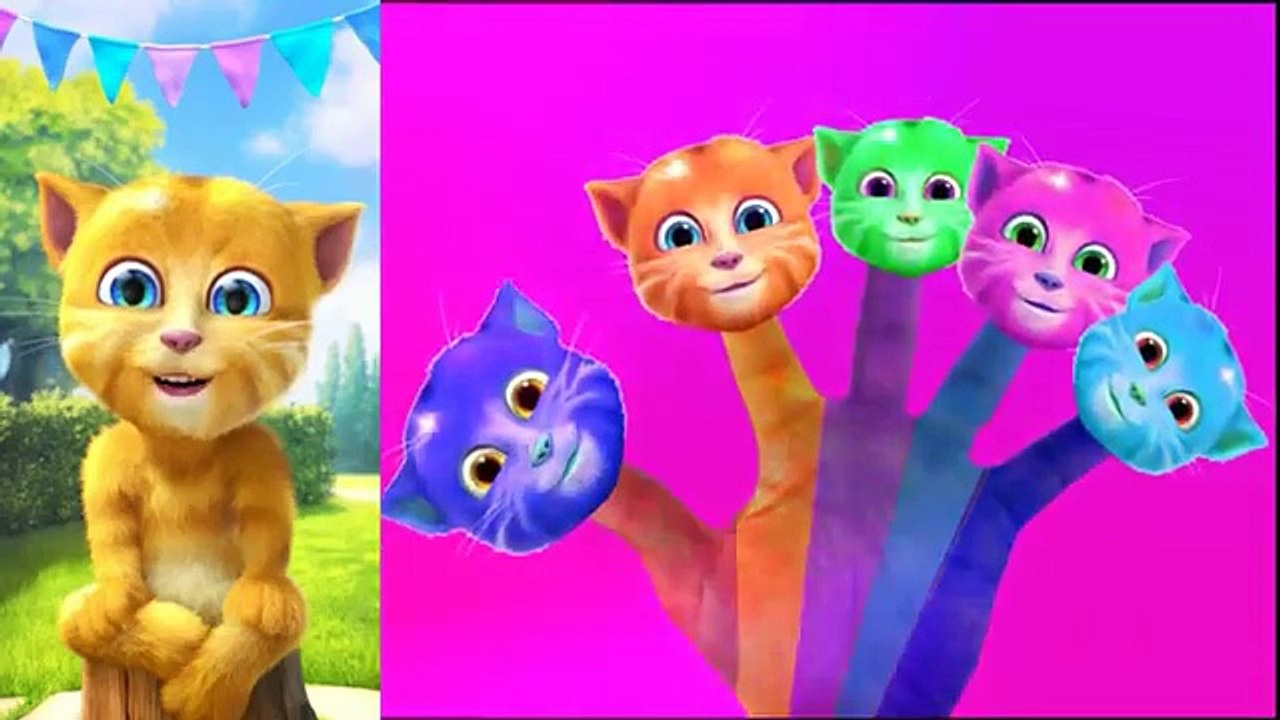 Lollipops Finger Family Nursery Rhymes Talking Ginger