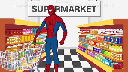 Dinosaur Crying Spiderman Giving Him Ice Cream