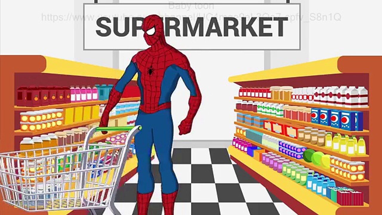 Dinosaur Crying Spiderman Giving Him Ice Cream