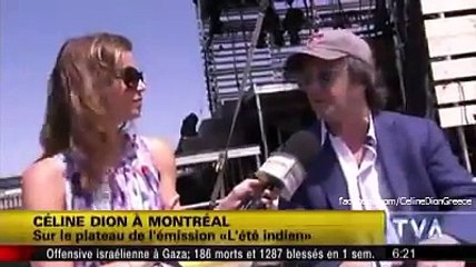 Celine Dion on 'L'été Indien' TV show (Preview 3) 17_7_2014-SkjlPkhQIqA