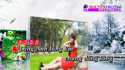 SKaraoke  Chung Vầng Trăng Đợi - Lê Như ft Lê Sang