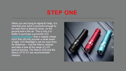 Tactical Flashlight is Very Important For You