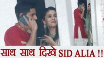 Alia Bhatt and Sidharth Malhotra SPOTTED TOGETHER at Diwali Party; Watch video | FilmiBeat