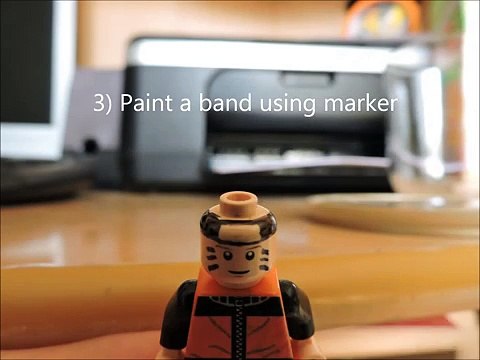 Lego Naruto Shippuden How to make Naruto Uzumaki minifigure with Rasengan !!!