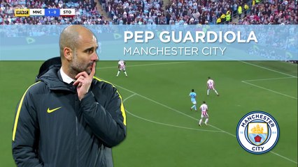Ánalisis táctico: Gol Manchester City vs Stoke City (2-0)