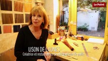 Visite d'atelier avec Lison De Caunes, créatrice de marqueterie de paille