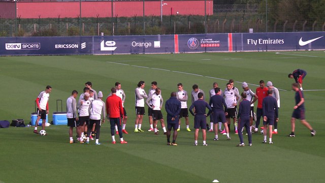 Foot: le PSG s'entraîne avant d'affronter Anderlecht mercredi