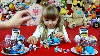 ✿ Битва Киндер Сюрпризов: Девочки Против Мальчиков!! 30 яиц Мега Выпуск!!!