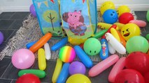Peppa Pig Toy Tent with Peppa Pig Toys, Toy Baby, Peppa Pig Play Doh and Balloons