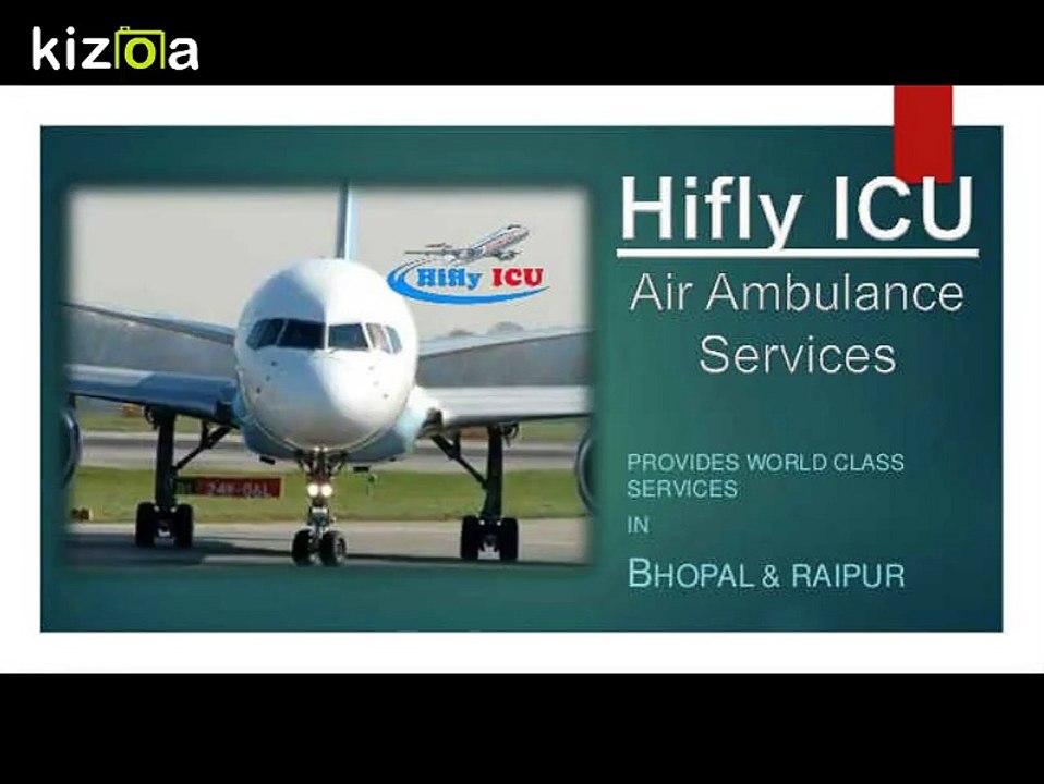 Get Emergency Service by Hifly ICU Air Ambulance from Bhopal to Delhi