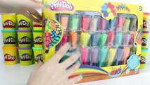 Play Doh Ultimate Rainbow Pack Learn Numbers Play Doh Mountain of Colours Playset Toy Videos