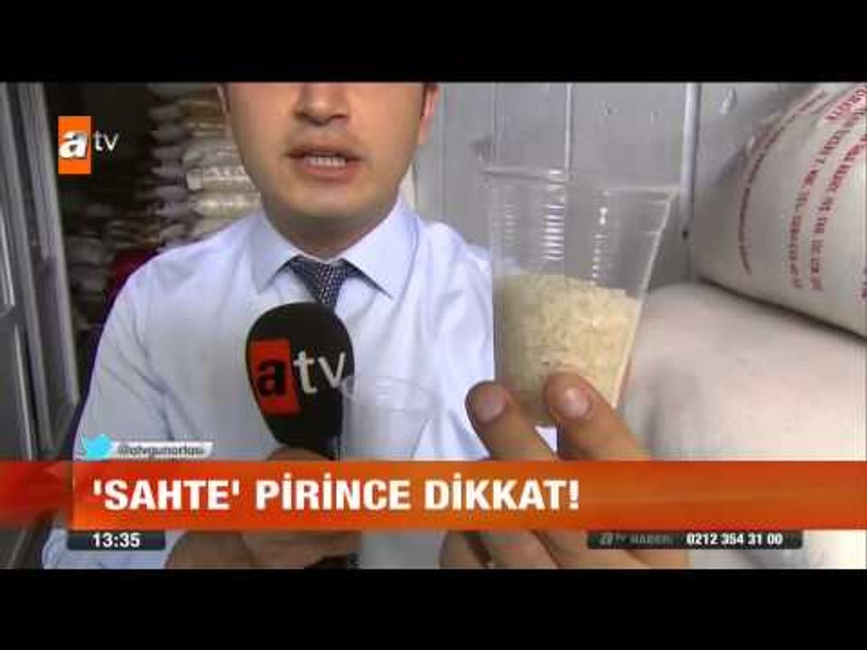 Sahte pirince dikkat! - atv Gün Ortası Bülteni