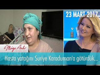Hasta yatağını Suriye Hanım'a götürdük... Müge Anlı İle Tatlı Sert 23 Mart 2017 - 1807. Bölüm - atv