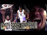 Shareef O'Neal FEASTING in CRAZY FINISH at SPACE JAM ARENA! Tour   Full Game Highlights