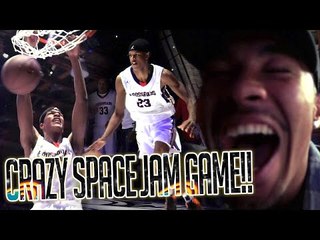 Shareef O'Neal FEASTING in CRAZY FINISH at SPACE JAM ARENA! Tour + Full Game Highlights