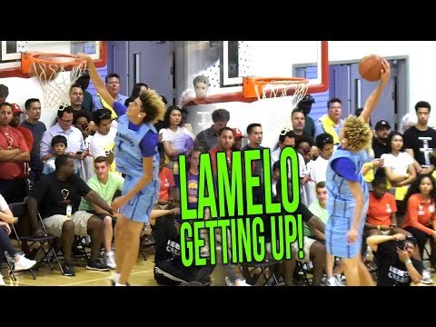 LaMelo Ball Dunking With EASE In Warmups! WINDMILL IN PROGRESS!