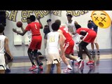 Bol Bol Gets Hit In The Bol Bols | Player Throws Ball Off Bol Bol