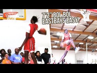 7'2" Bol Bol WINDMILL & EASTBAY DUNK in AAU GAME with EASE! STILL A CHEAT CODE BRUH