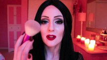 Morticia Addams does your makeup (ASMR role-play & soft spoken)
