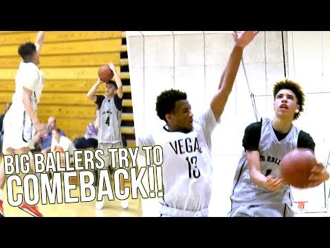 LaMelo Ball Leads Big Ballers LATE Comeback VS Vegas Elite! Will Pluma Comes in CLUTCH!