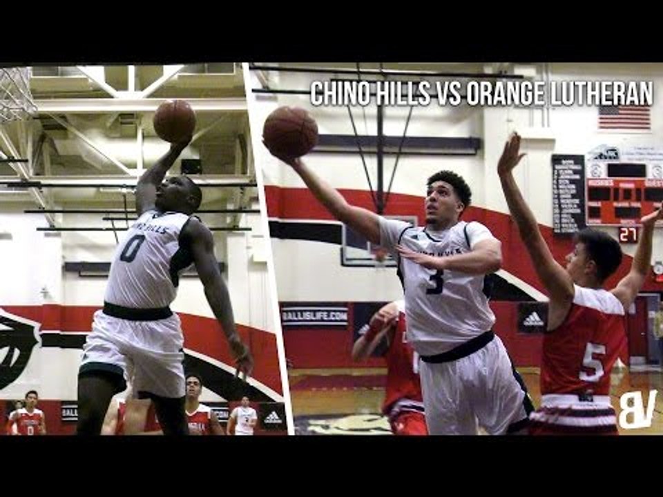 Ball Bros Put Up Crazy Stats! |  Chino Hills VS Orange Lutheran Full Highlights  |