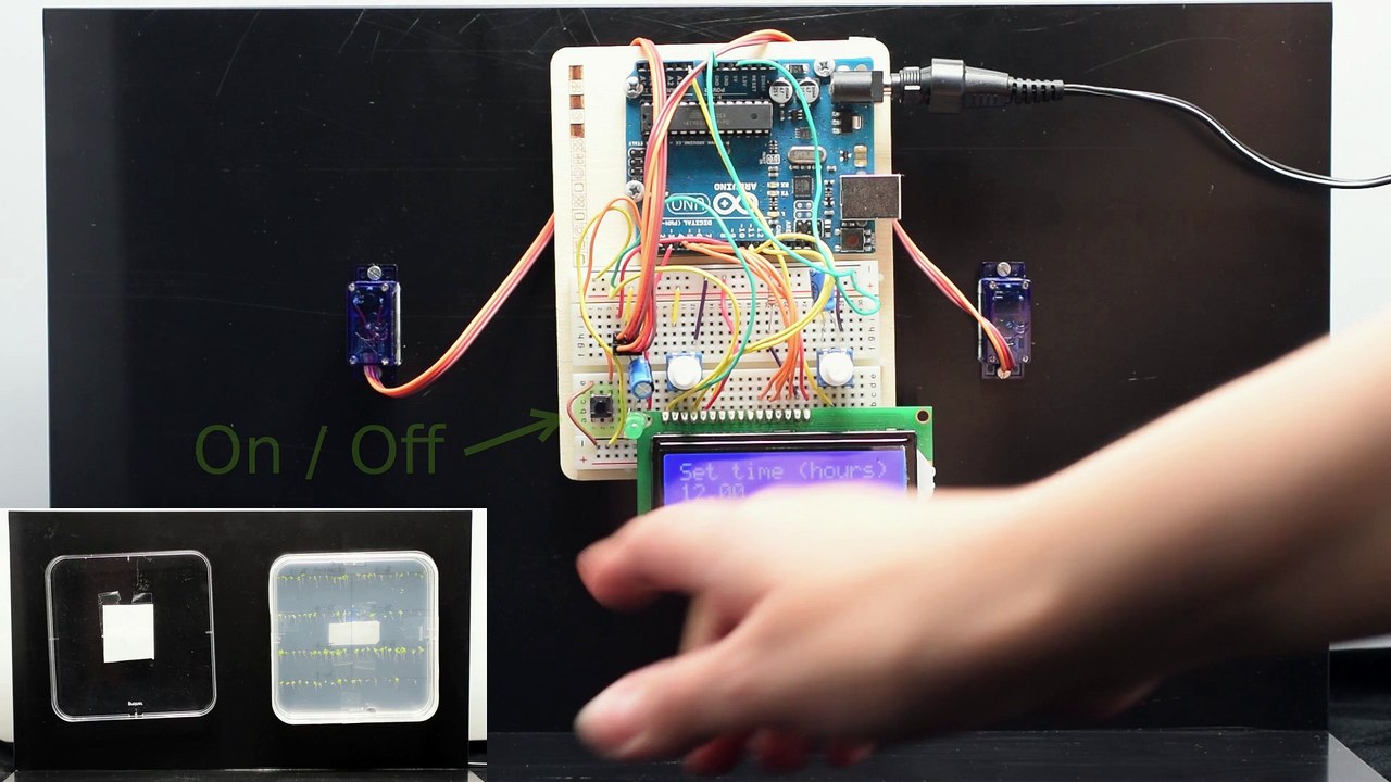 Lateral root induction with Arduino