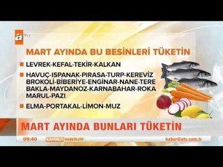 Mart ayında bunları tüketin - atv Kahvaltı Haberleri