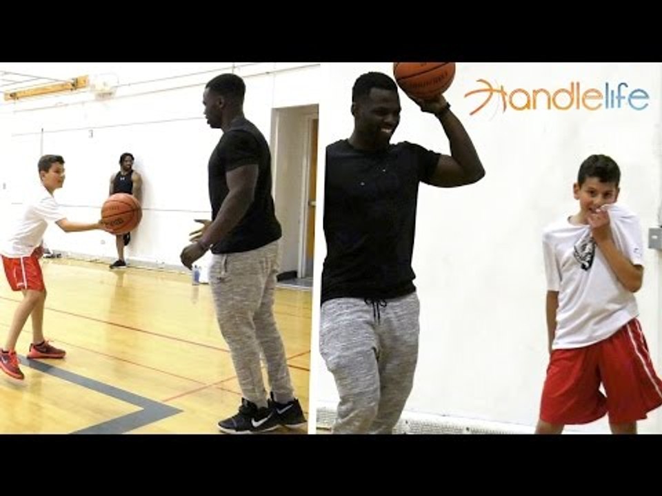 Dribble2Much Goes 1v1 VS Young Baller! First to...