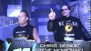 Barry Windham & Curt Hennig vs Chris Benoit & Steve McMichael 14.01.1999