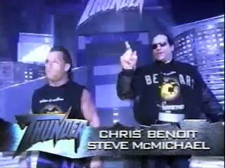 Barry Windham & Curt Hennig vs Chris Benoit & Steve McMichael 14.01.1999