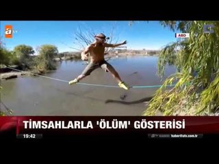 Timsahlarla ölüm gösterisi - atv Ana Haber