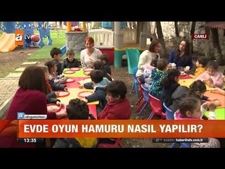 Oyun hamurunu kendiniz yapın - atv Gün Ortası Bülteni