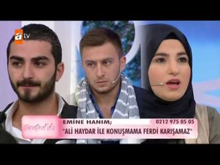 Ferdi - Emine - Ali Haydar üçgeninde neler oluyor? - Esra Erol'da 299. Bölüm - atv