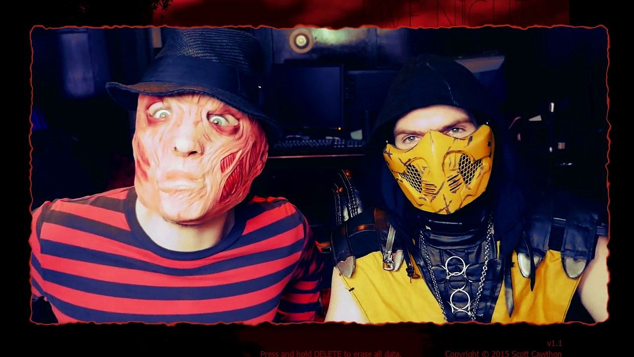 Scorpion & Freddy Krueger Play - Five Nights at Freddys 4!