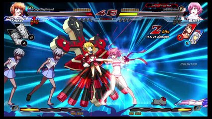 NITROPLUS BLASTERZ -HEROINES INFINITE DUEL 10/18 Ouka vs Heart casual play