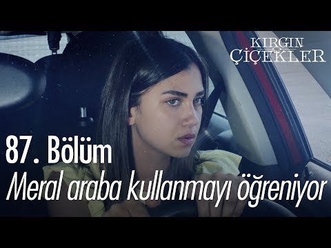 Meral araba kullanmayı öğreniyor... - Kırgın Çiçekler 87. Bölüm