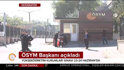YKS sınavı 23-24 Haziran'da yapılacak