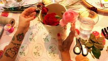 Secar flores con glicerina DIY,Drying flowers with GLYCERINE DIY,干花