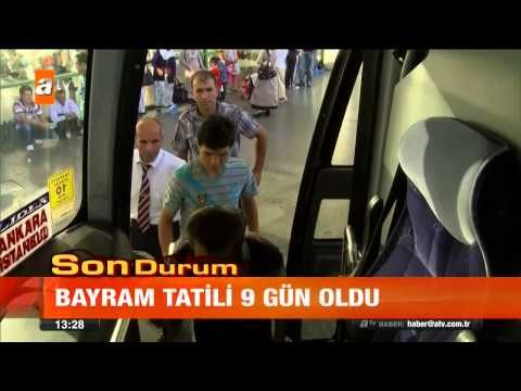 Bayram tatili 9 gün oldu - atv Gün Ortası Bülteni